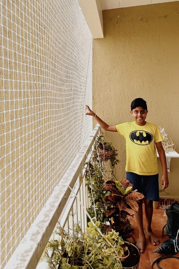 Balcony Bird Nets Installation Pigeon Netting Fixing Near Me in