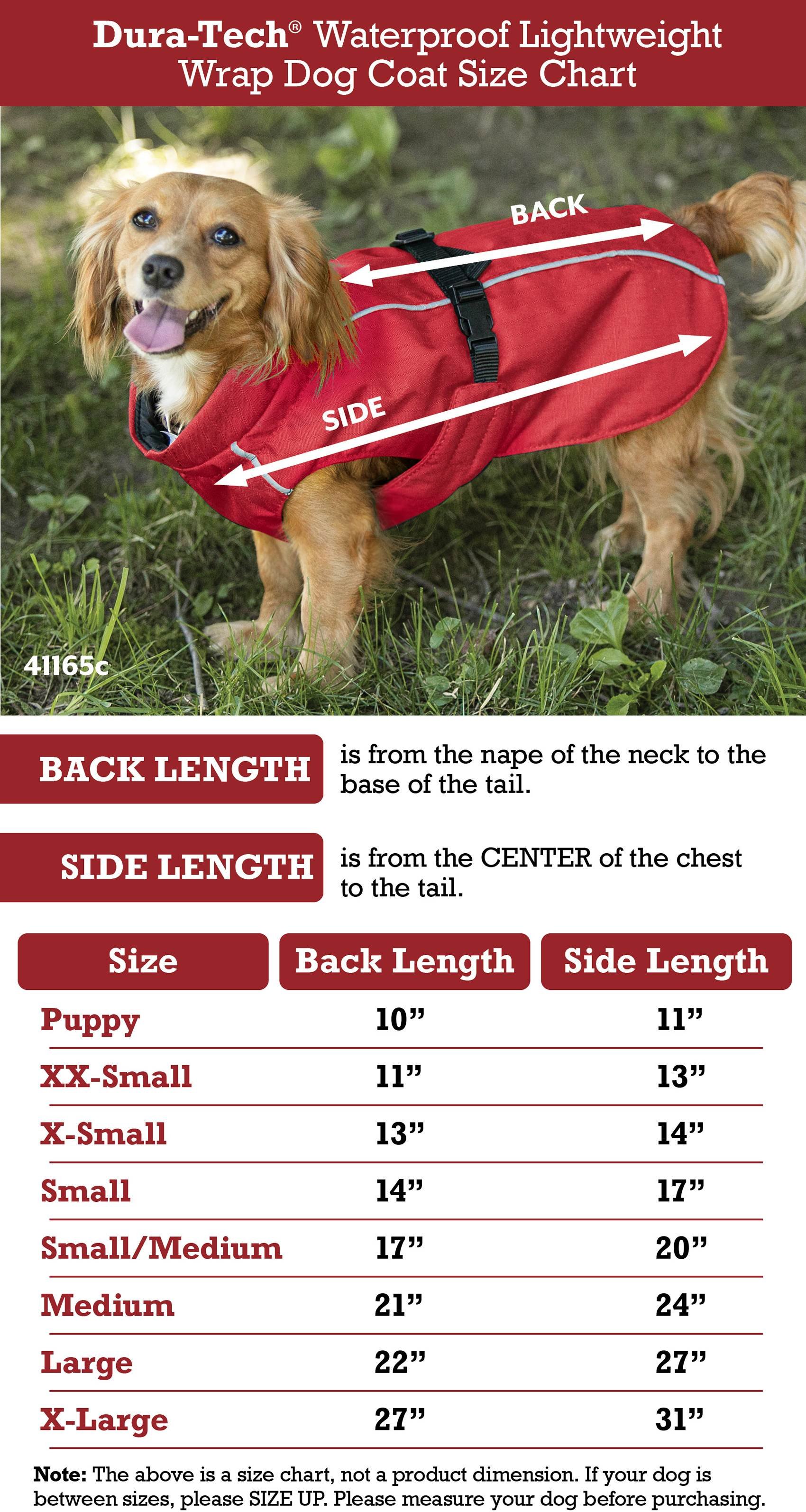 DuraTech® Waterproof Lightweight Wrap Dog Coat Schneiders