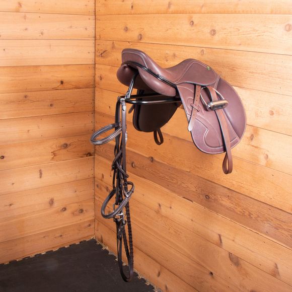 EasyUp® Fold Down Western & English Saddle Rack Schneiders Saddlery