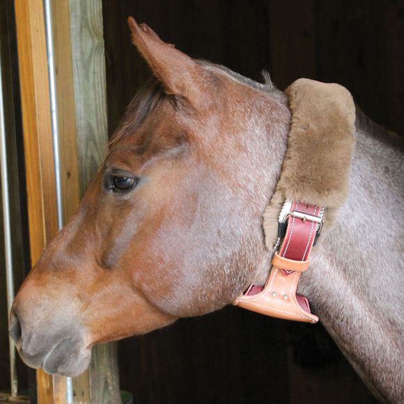 DuraTech® Merino Sheepskin Cover for the DARE® Cribbing Control Collar