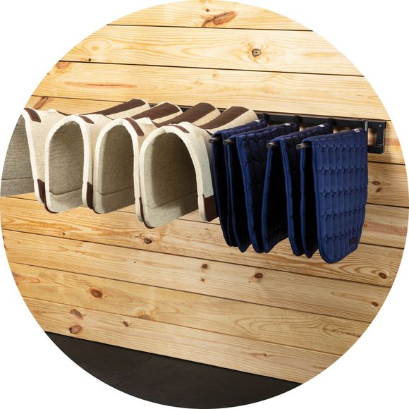 EasyUp® Pro Series Swinging Blanket Bar and Saddle Pad Rack