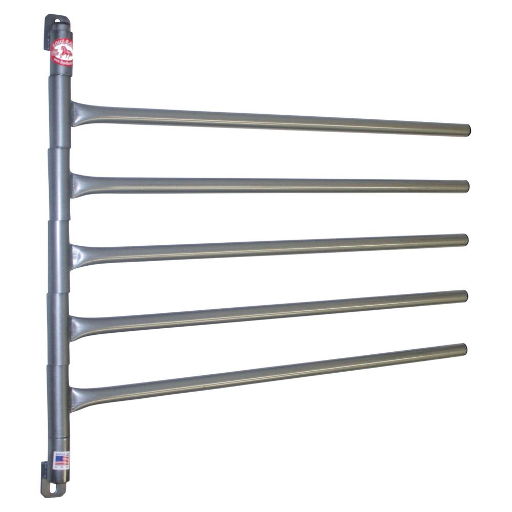 EquiRacks Wall Mount 5 Arm Saddle Pad Rack Schneiders Saddlery