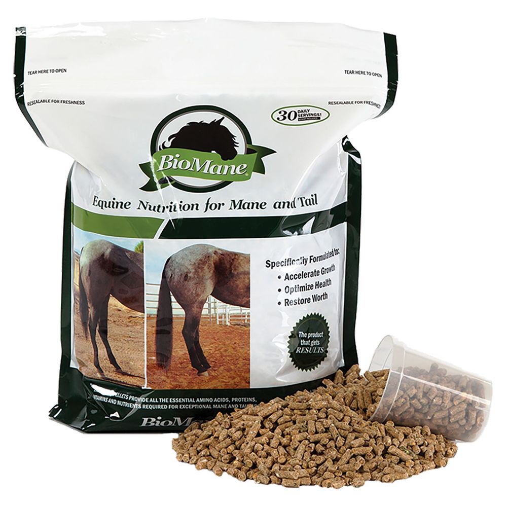 Bio Mane 30 Day Supply Equine Pellets Schneiders Saddlery