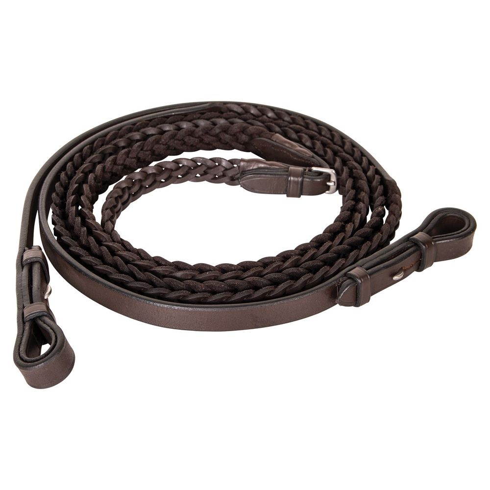 Pinnacle XLong Plaited Reins 5/8 x 64 Schneiders Saddlery