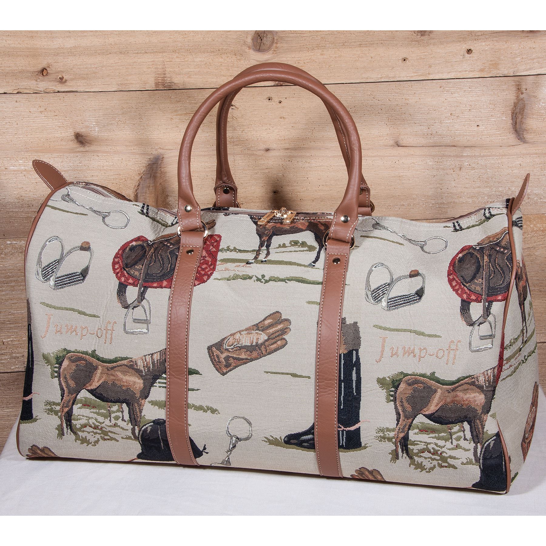 Equestrian Tapestry Duffle Bag Schneiders Saddlery