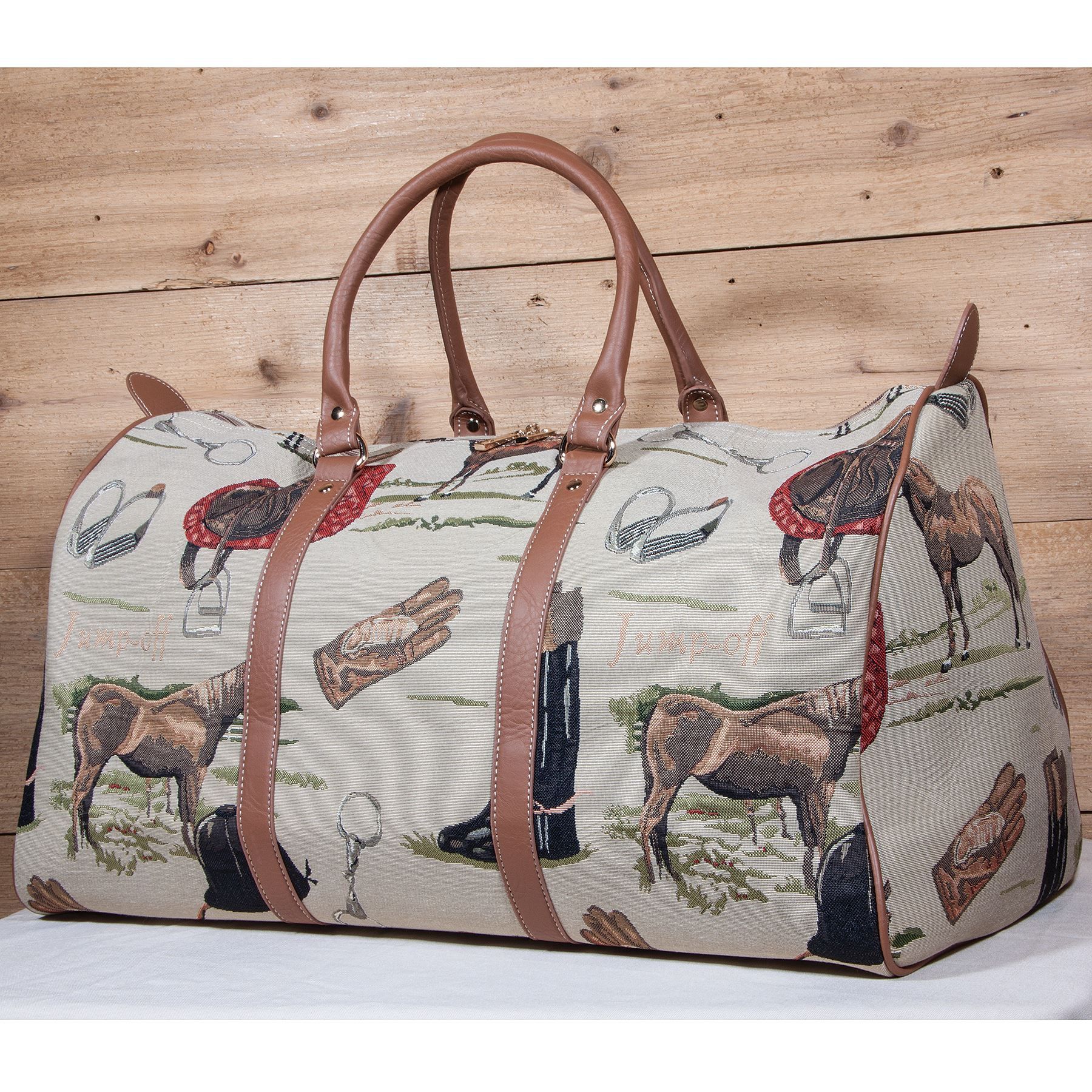 Equestrian Tapestry Duffle Bag Schneiders Saddlery