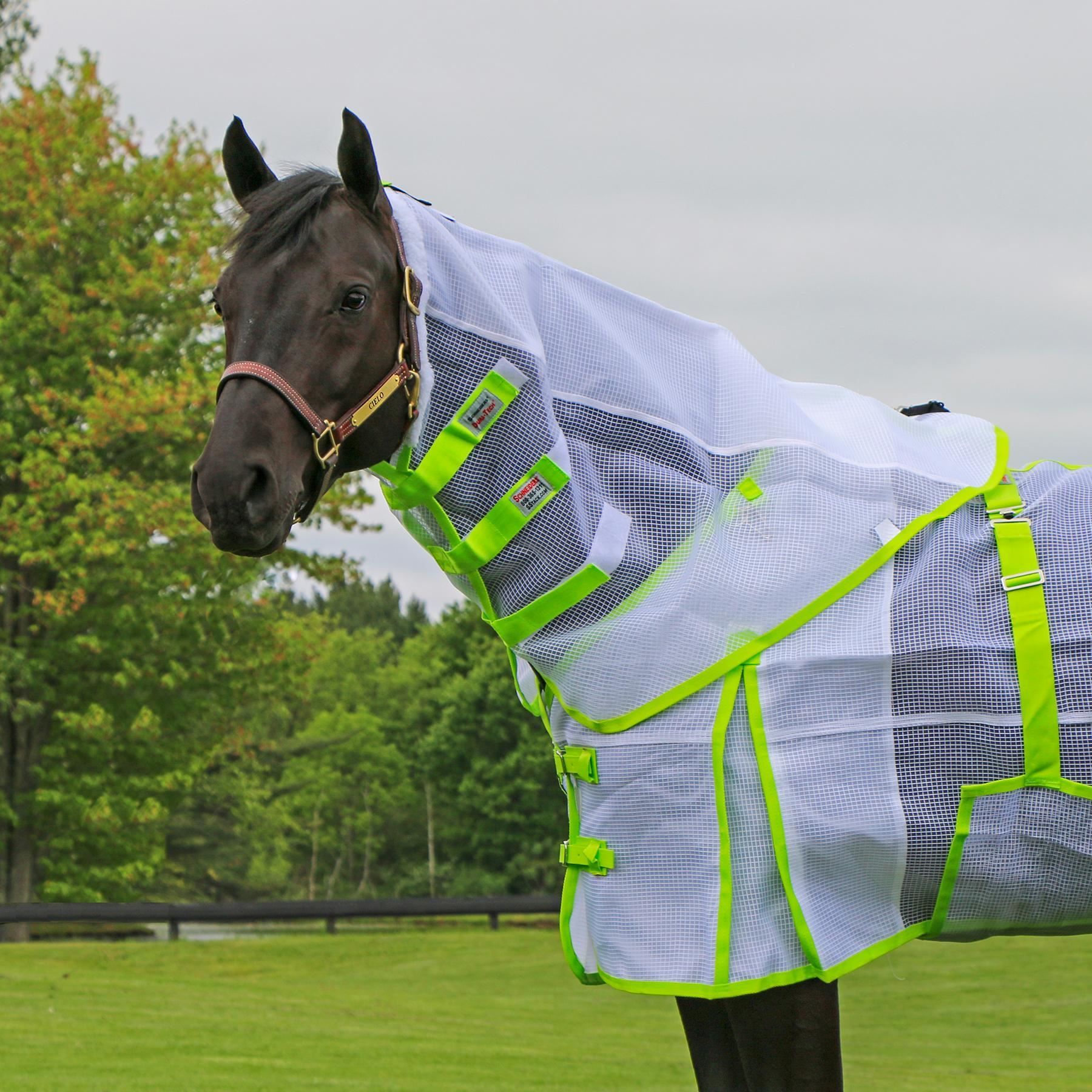 DuraTech® Ripstop Nylon Mesh Fly Neck Cover Schneiders Saddlery