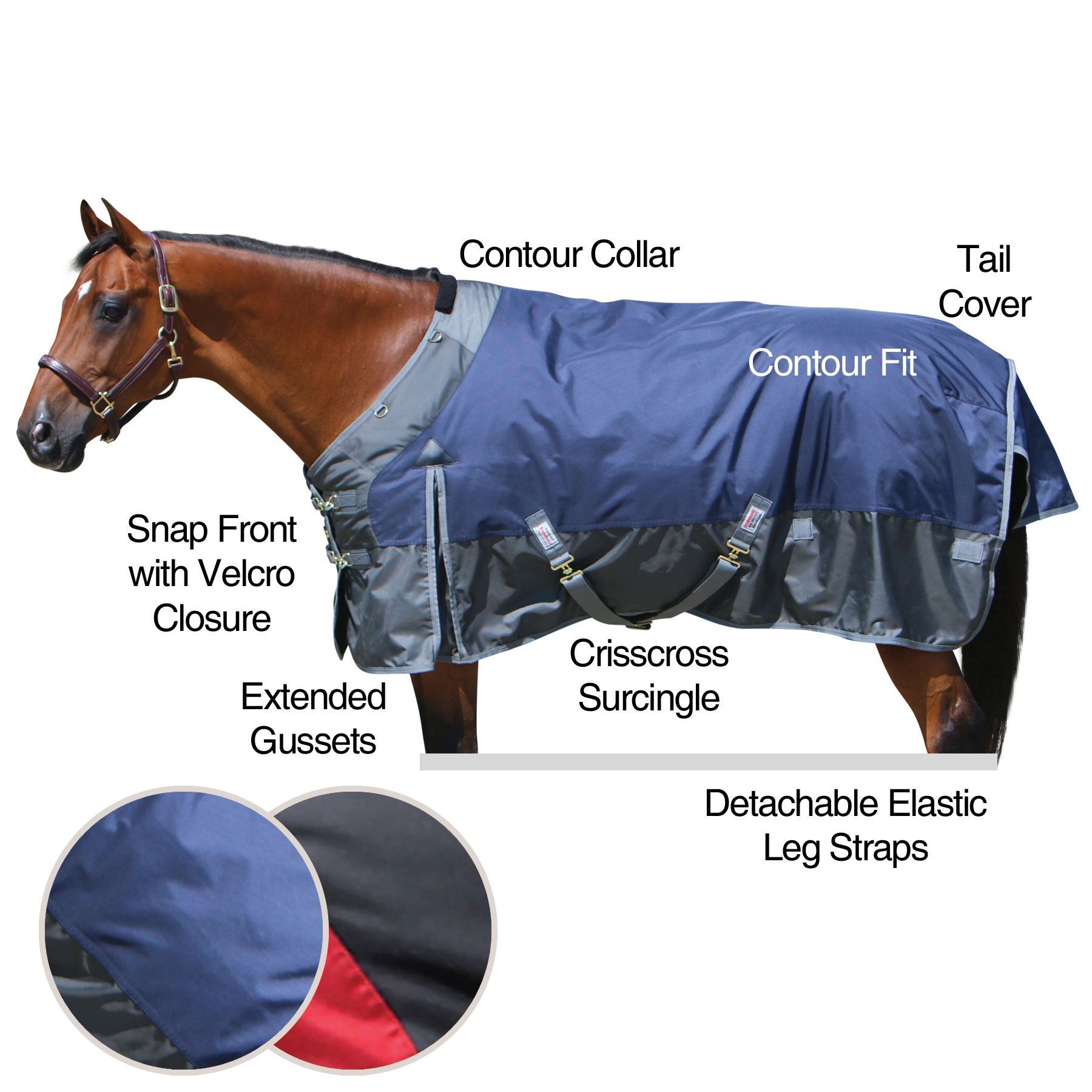 StormShield® Contour Collar Ballistic Extreme Turnout Blanket