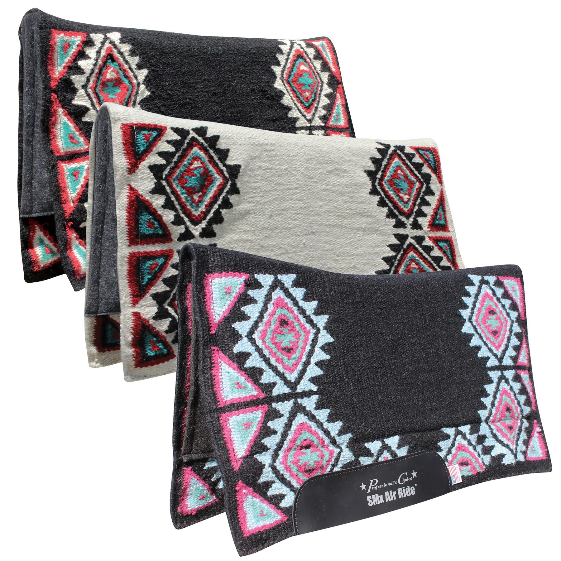 Professional's Choice® ComfortFit SMx Air Ride™ Buckeye Western Saddle Pad 34" x 38