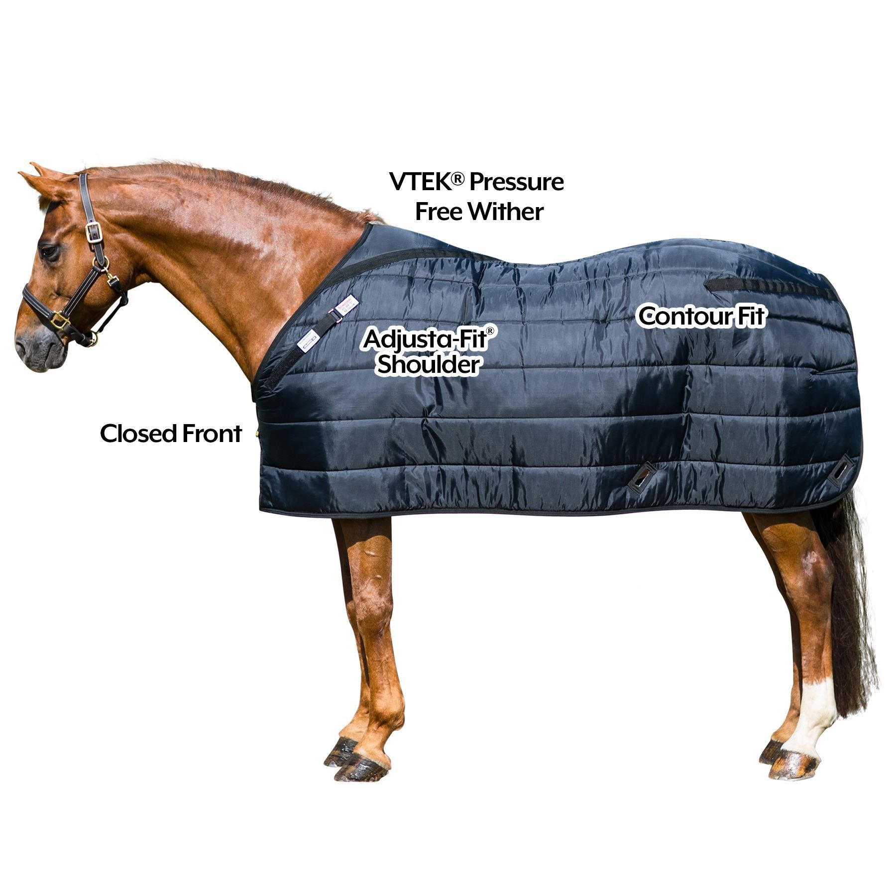 AdjustaFit® VTEK® Nylon Blanket Liner Schneiders Saddlery