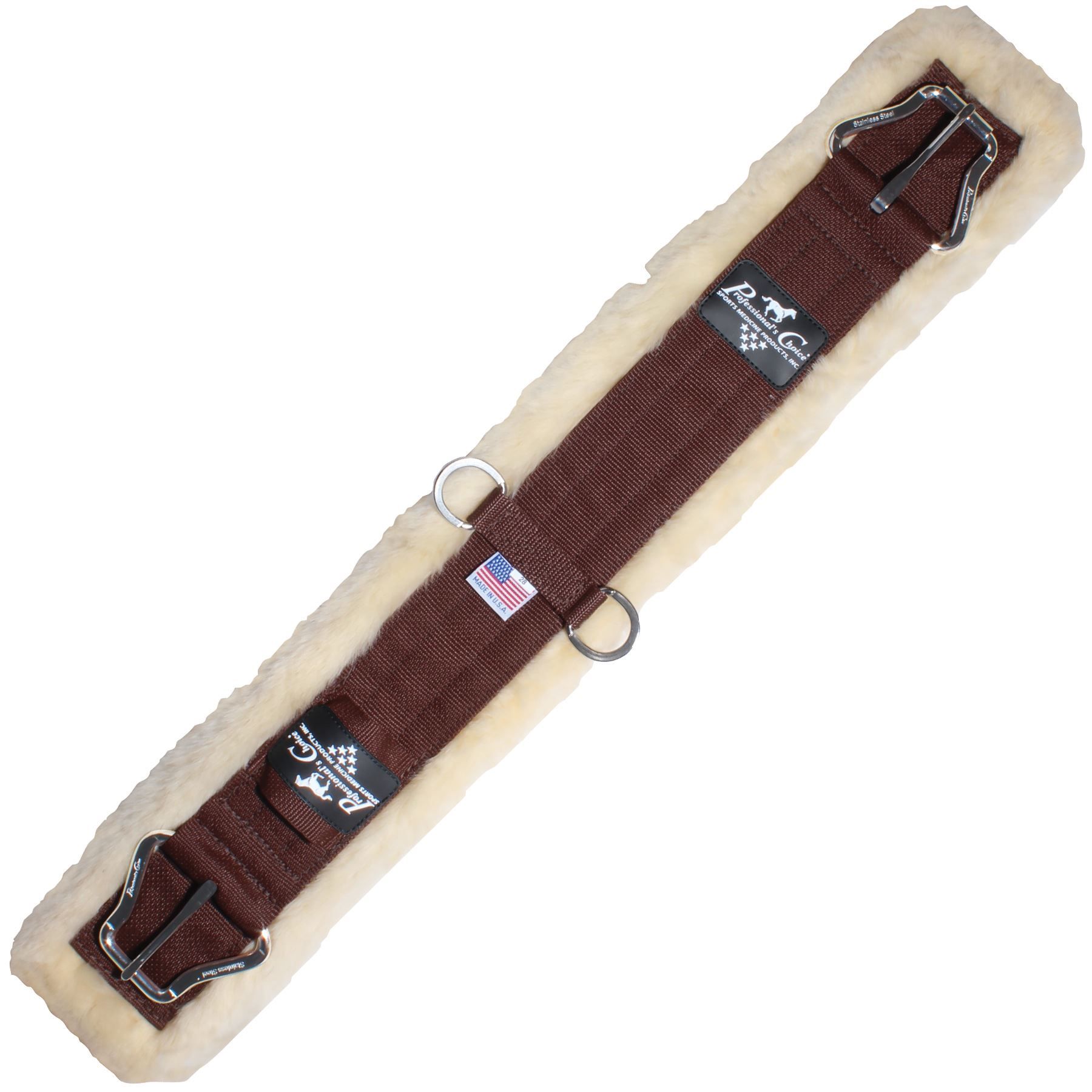 Professionals Choice Equine Smx Comfort Fit Western Shearling Cinch