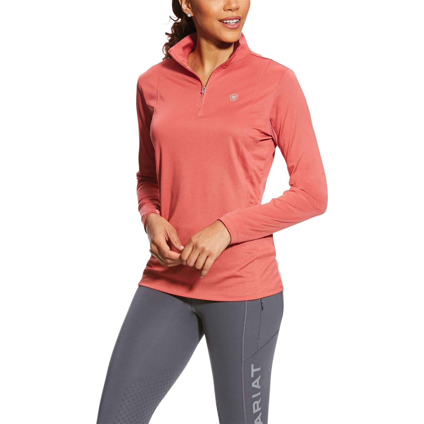 Ariat Women's Drifter Sunstopper 1/4" Zip Long Sleeve Shirt