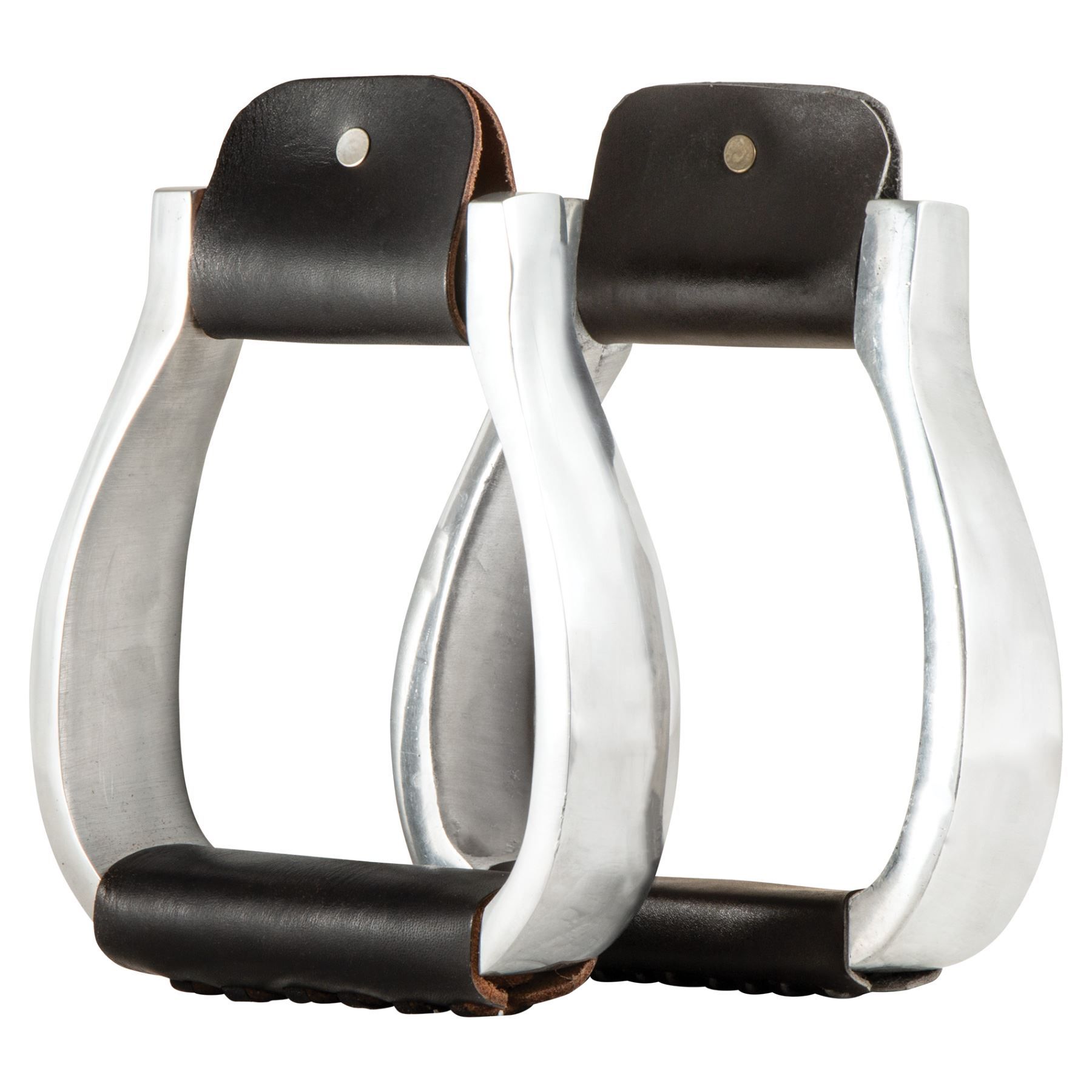 EZ Out Stirrups 3" Neck Adults Western Saddle Safety Stirrups Sporting