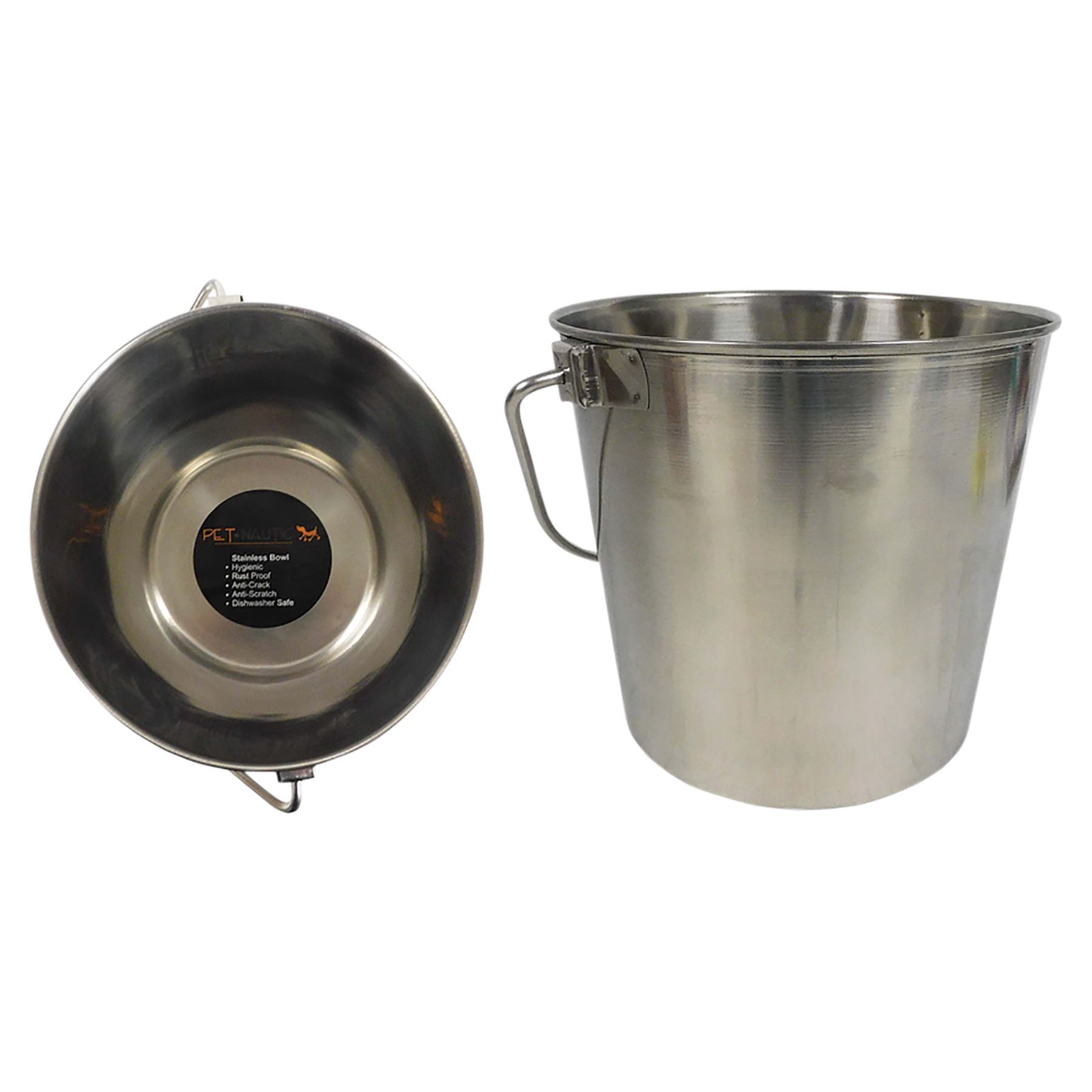 Stainless Steel Bucket 4 Quart Schneiders Saddlery