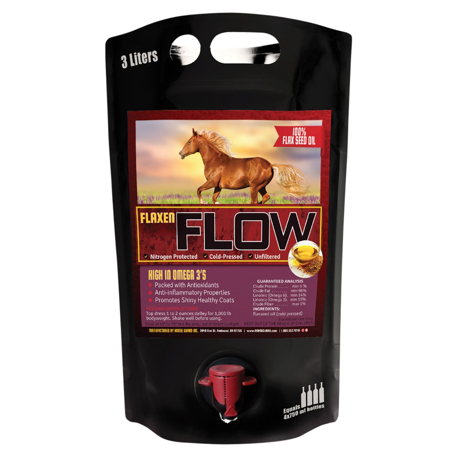 Horse Guard™ Flaxen Flow Flax Seed Oil Schneiders Saddlery