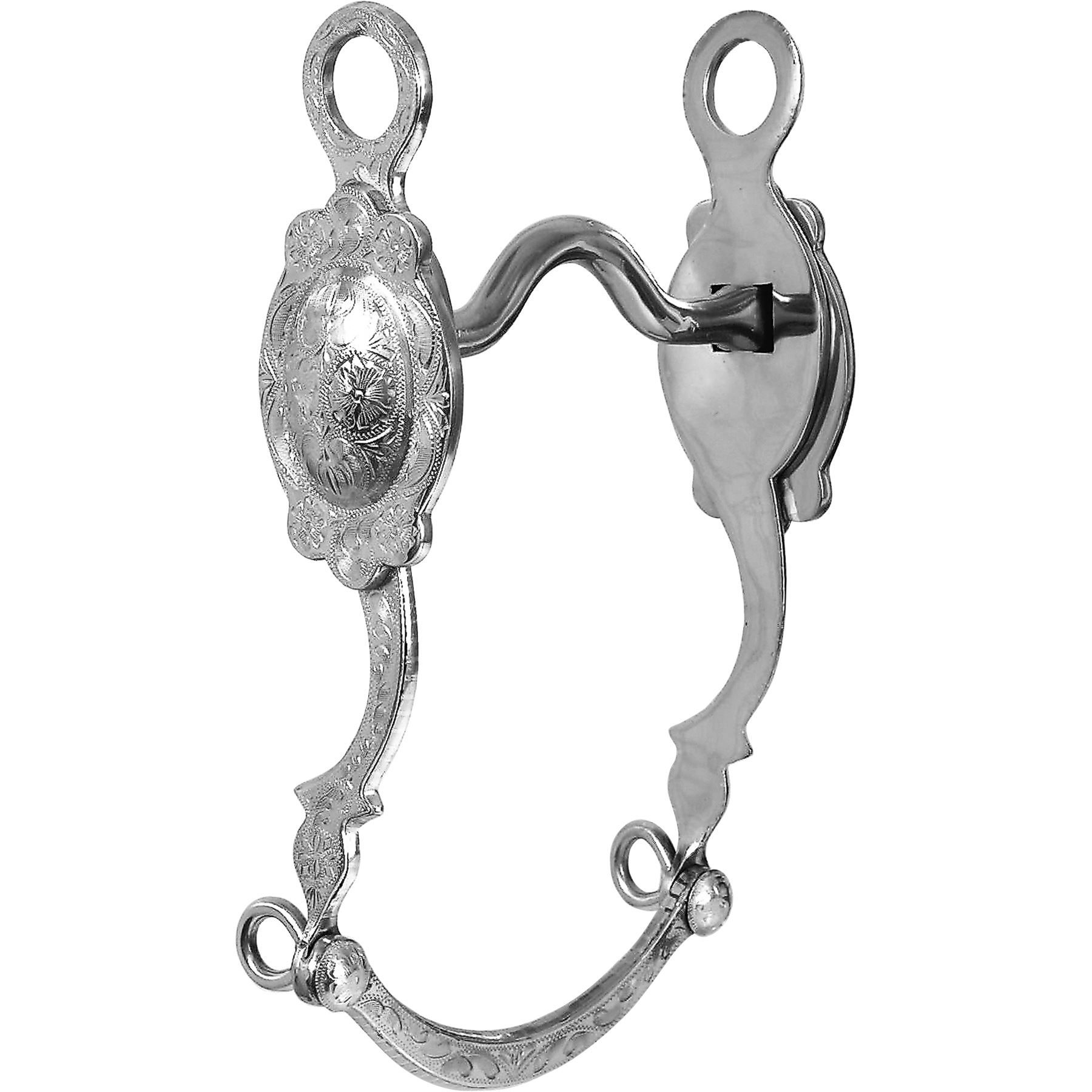 FES Arabian Show Bit Low Port in Billy Royal® Silver Show Bits at