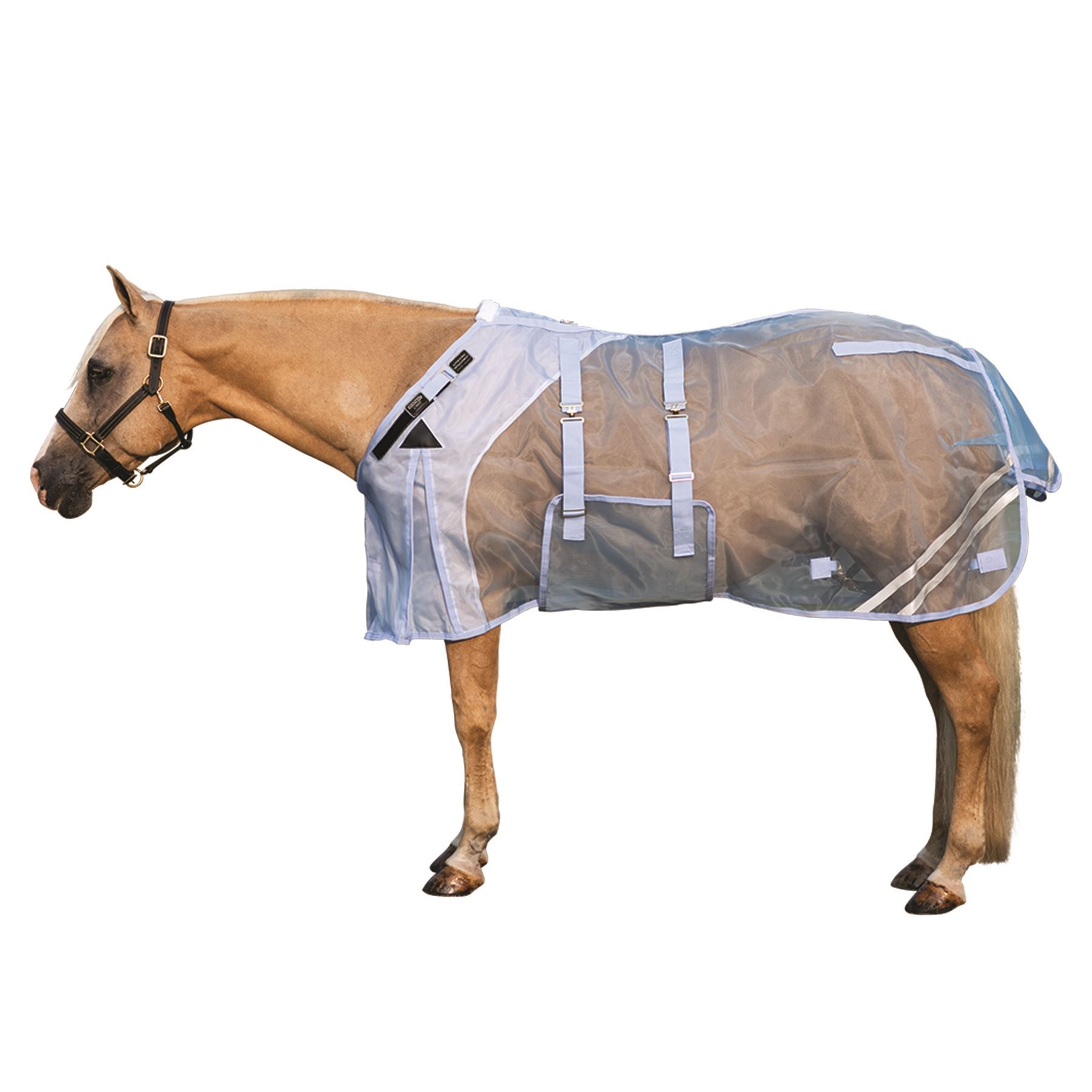 Mosquito Mesh Fitted VFree® Bellyband Fly Sheet Closed Front in