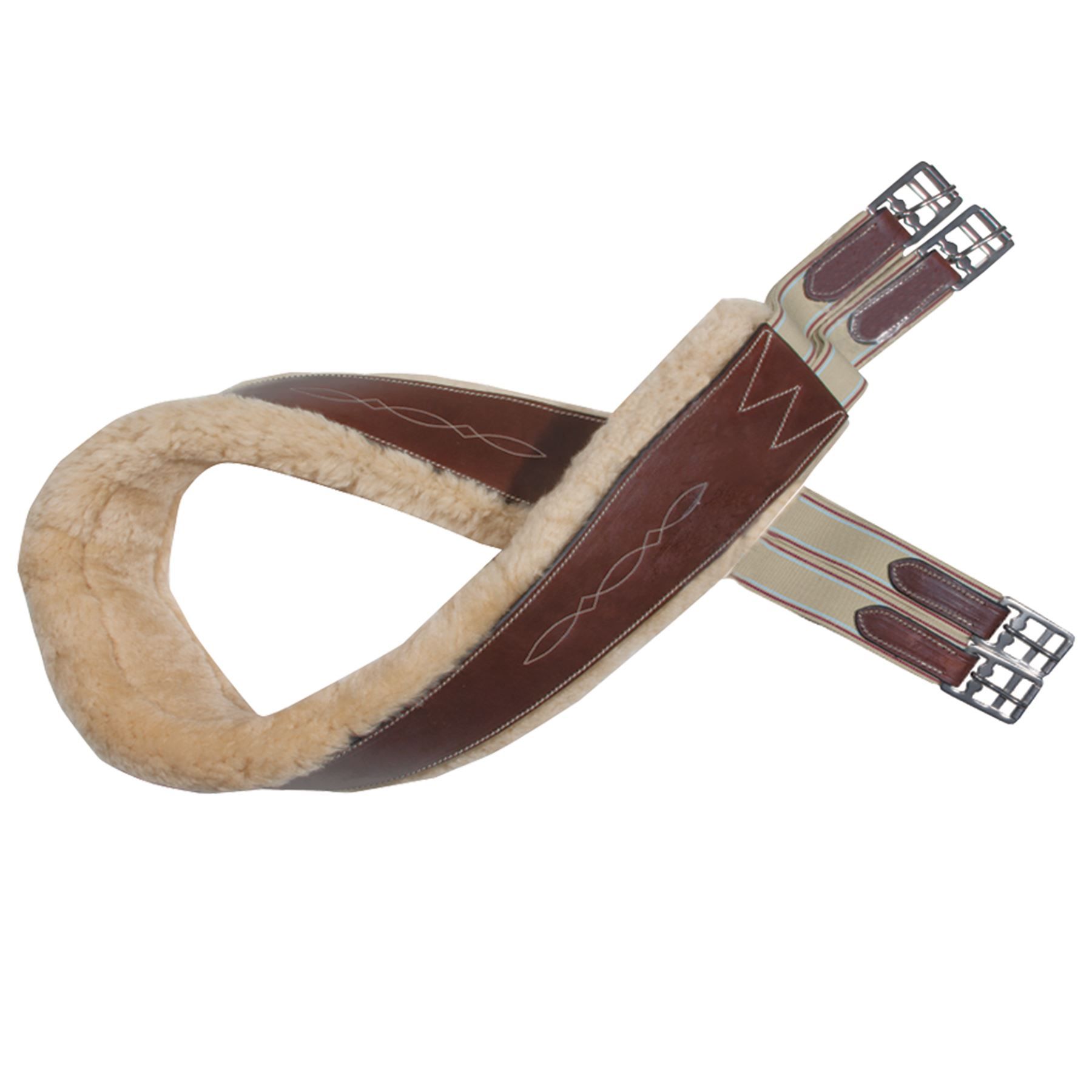 Pinnacle Sheepskin Lined Girth in English Girths / Accessories at Schneider Saddlery