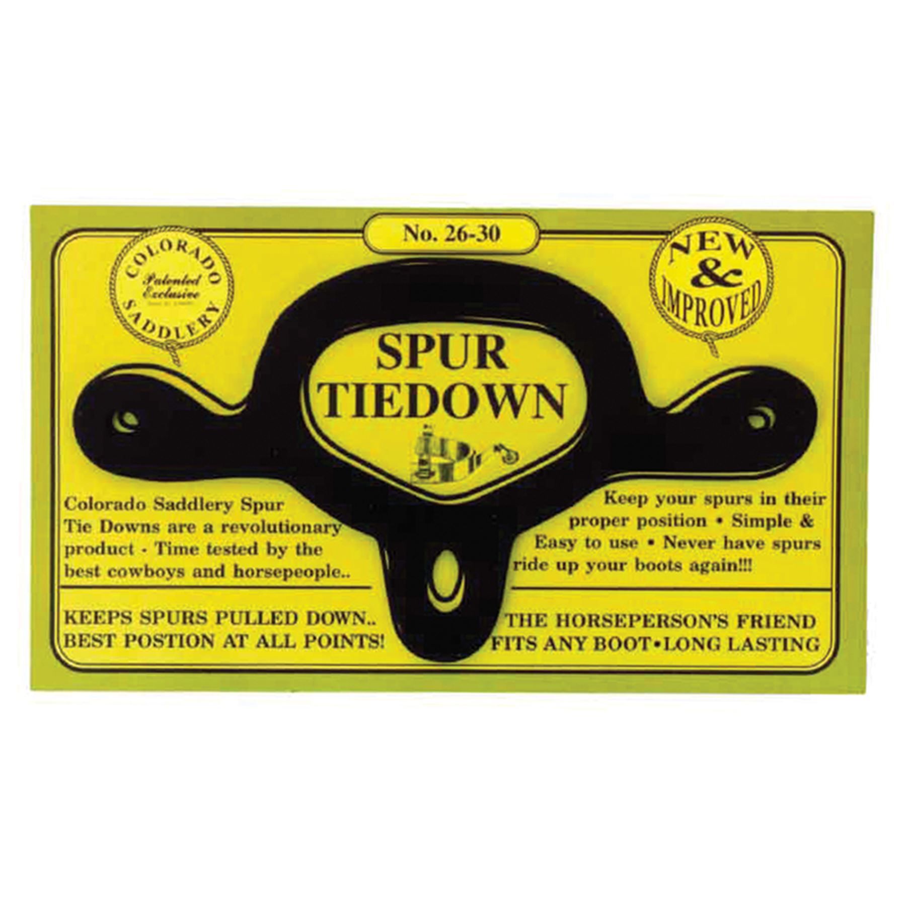 Three Point Spur Tie Down in Spurs / Straps at Schneider Saddlery