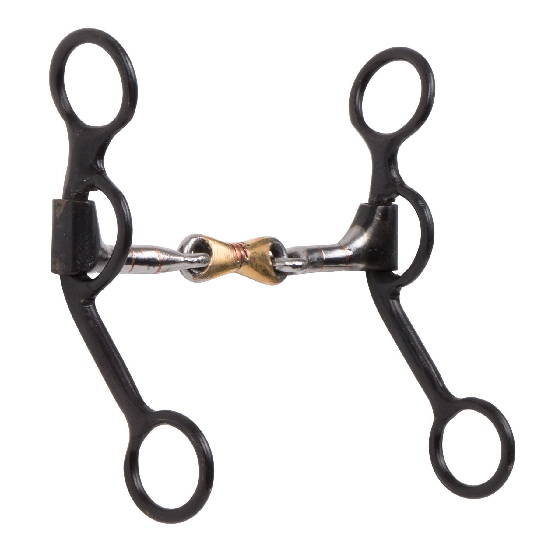 Dutton Swept Back Dog Bone Snaffle Bit in Shanked Snaffles at Schneider