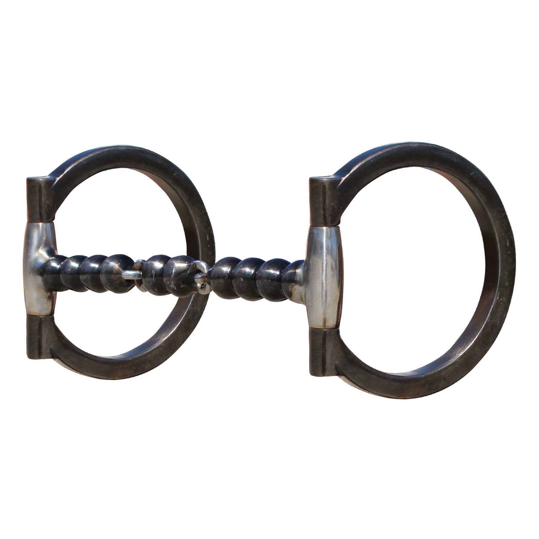 Professional's Choice® Clear Signal Foundation D Ring Snaffle Bit