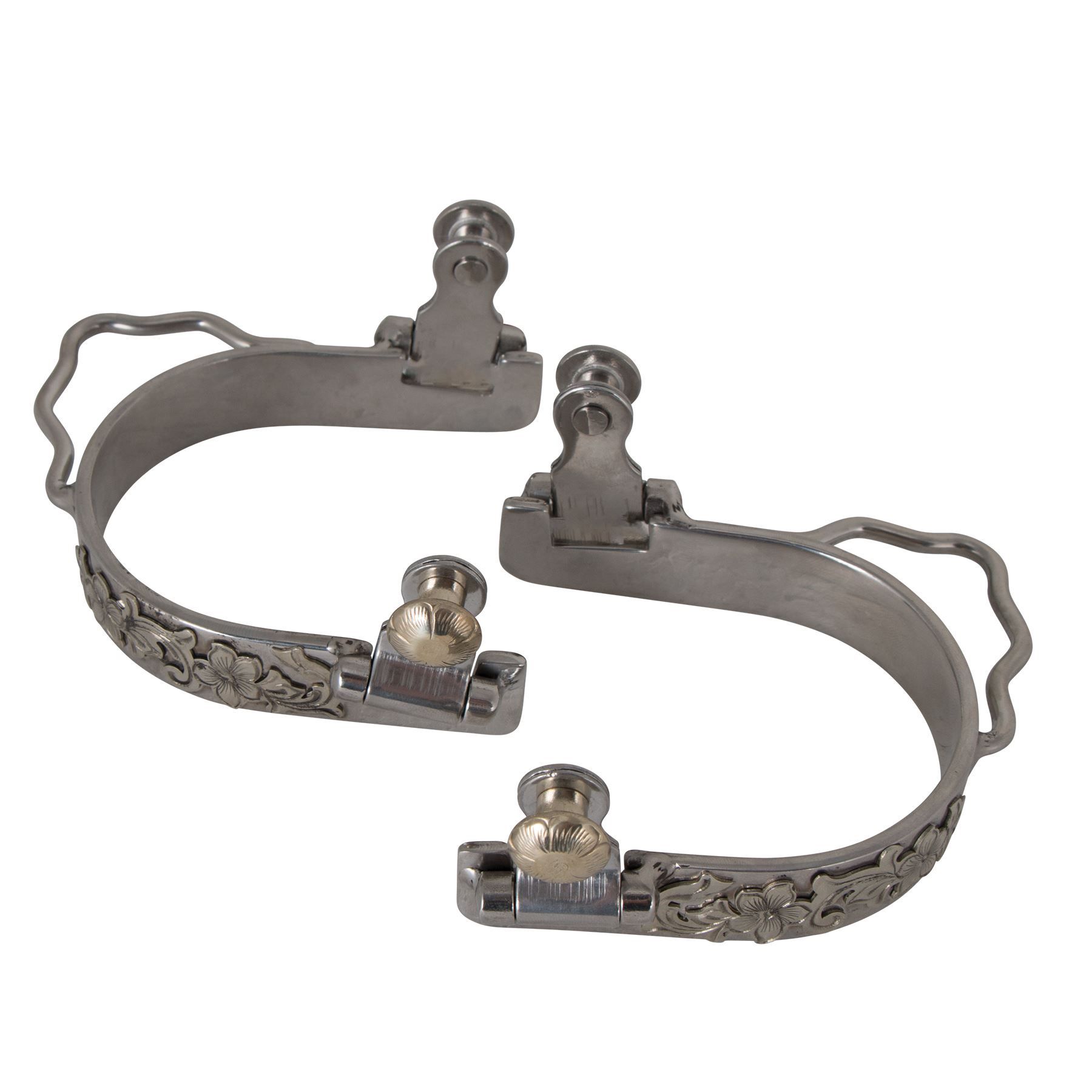 FES Ladies Stainless Steel Western Bumper Spurs in Western at Schneider