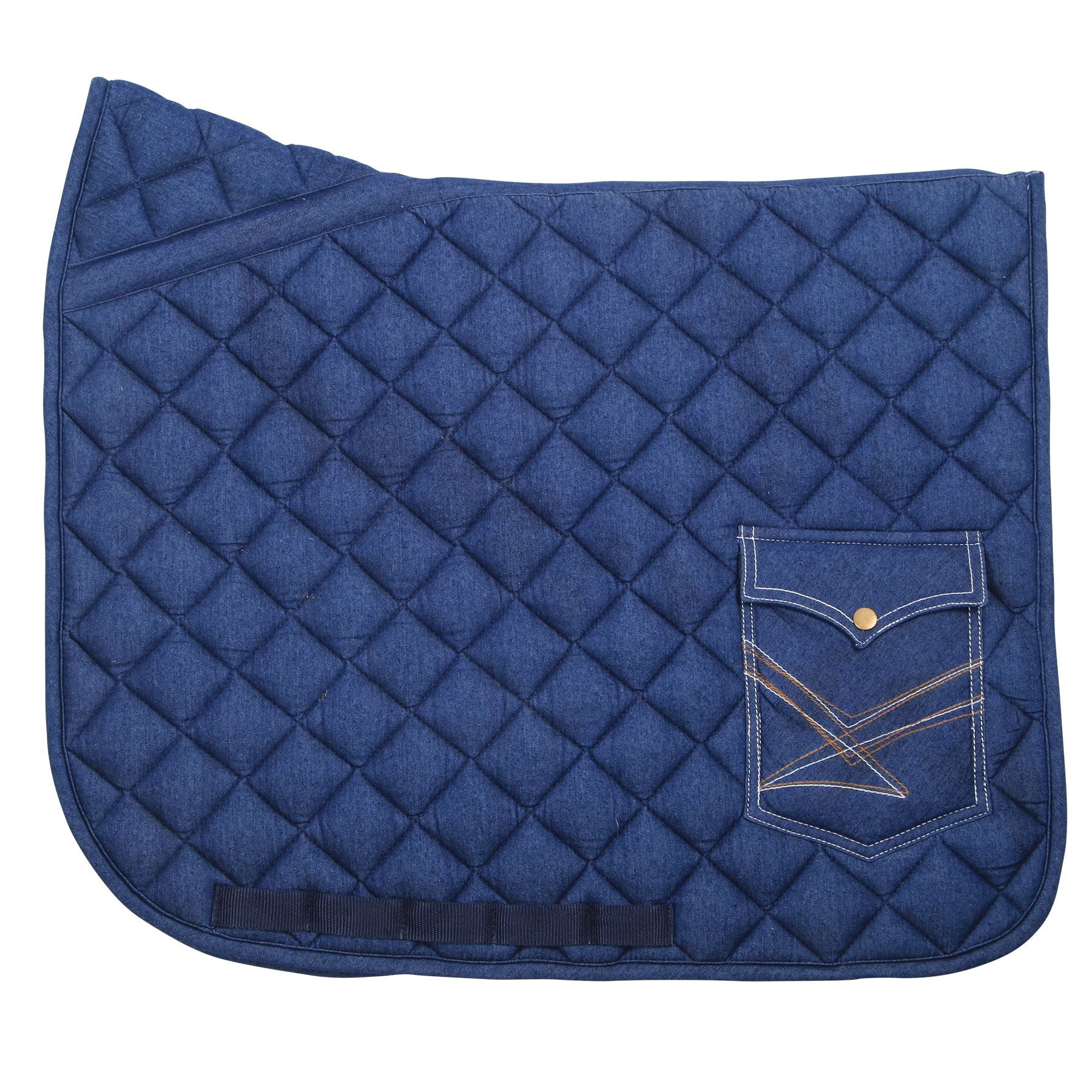 DuraTech® Denim Pocket Saddle Pad Dressage in English at Schneider