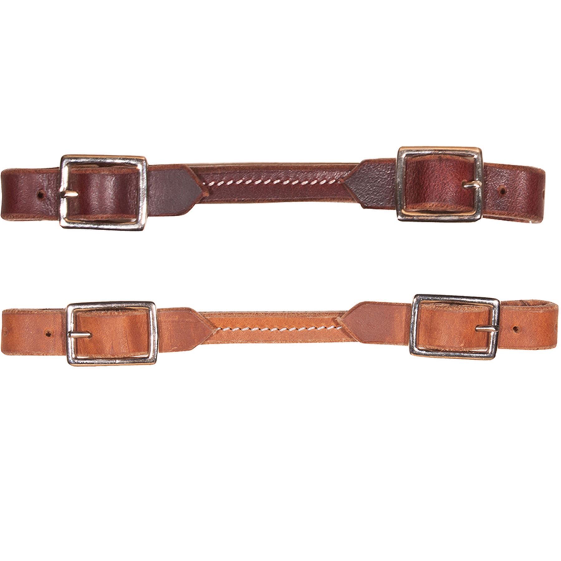 Billy Royal® Harness Leather Square Buckle Curb Strap in Billy Royal