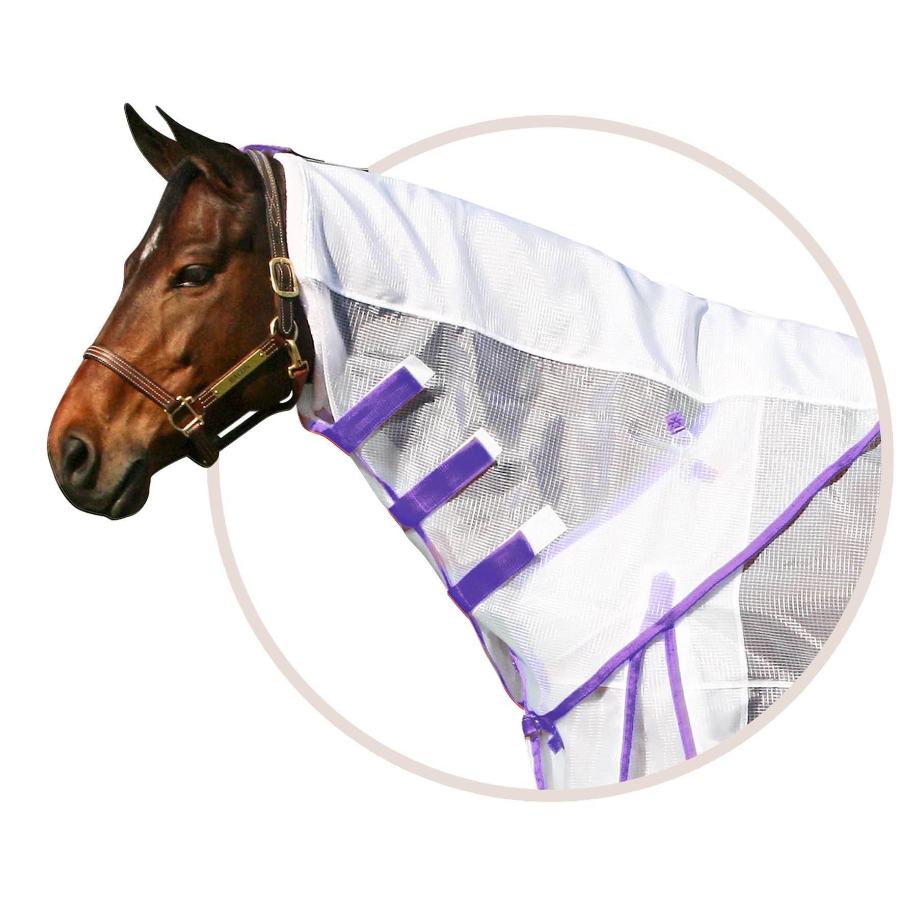 DuraTech® Ripstop Nylon Mesh Fly Neck Cover in Ripstop Nylon Mesh Fly