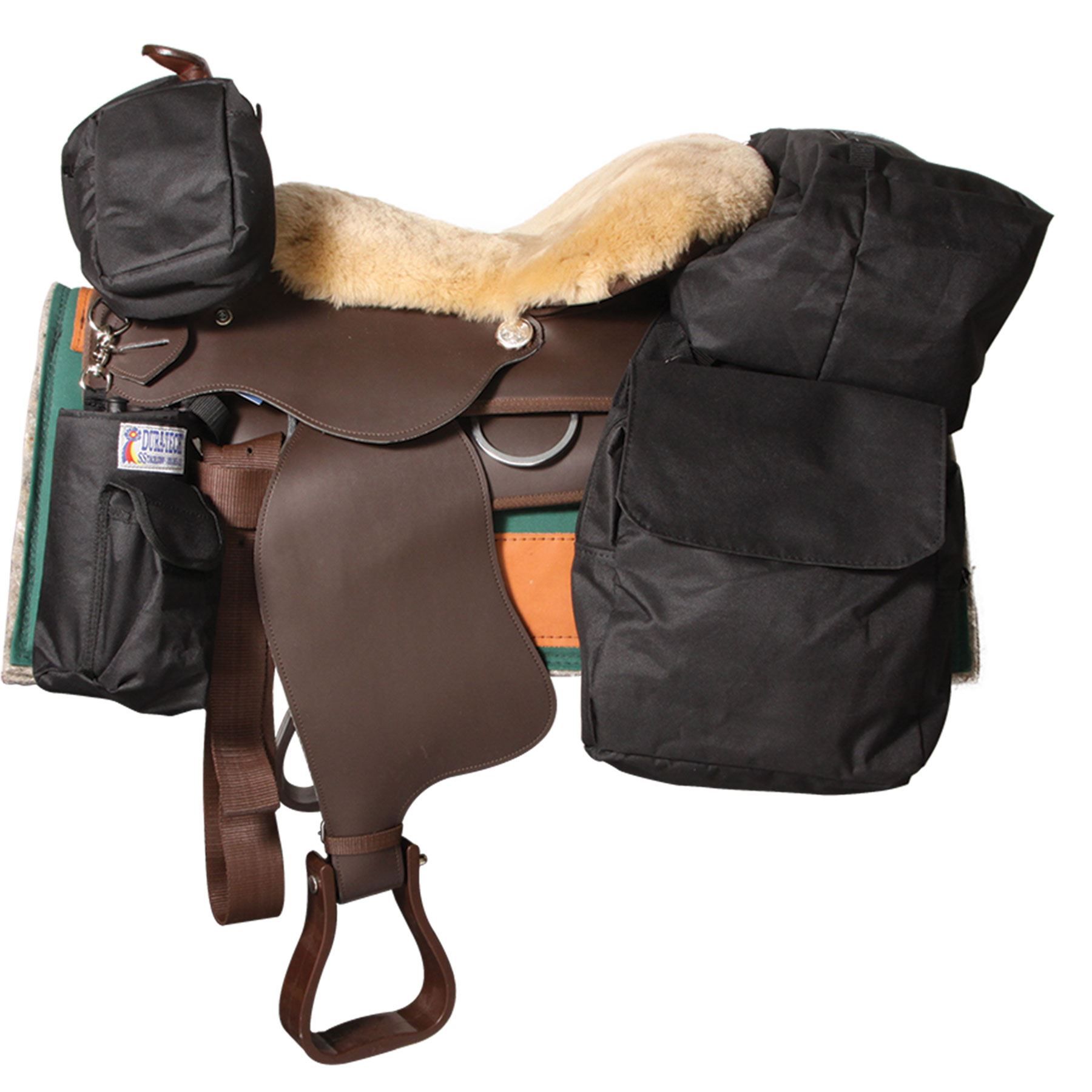 Merino Sheepskin Western Seat Cover in Western at Schneider Saddlery