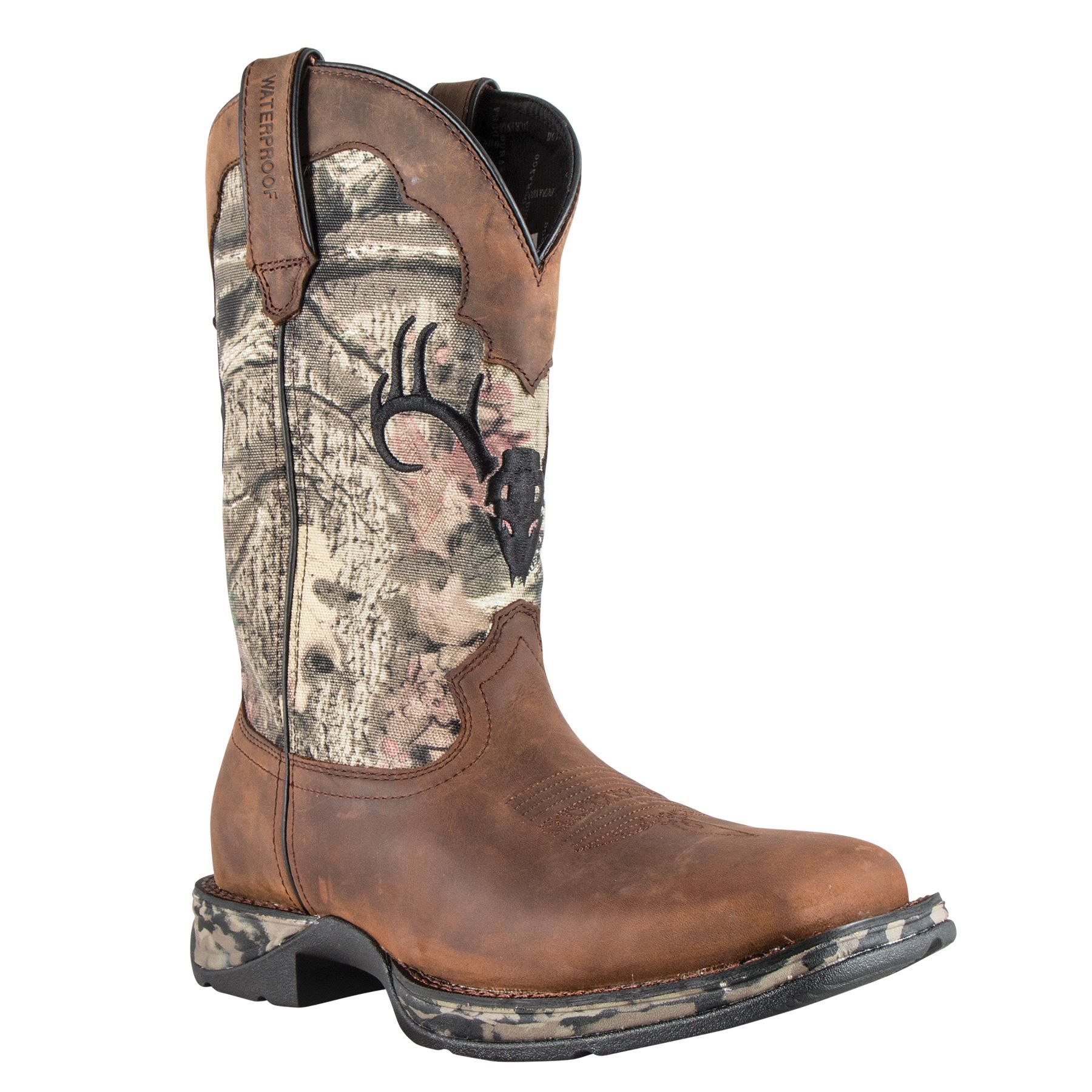 Durango® Men's Waterproof Rebel Distressed Camo Boots