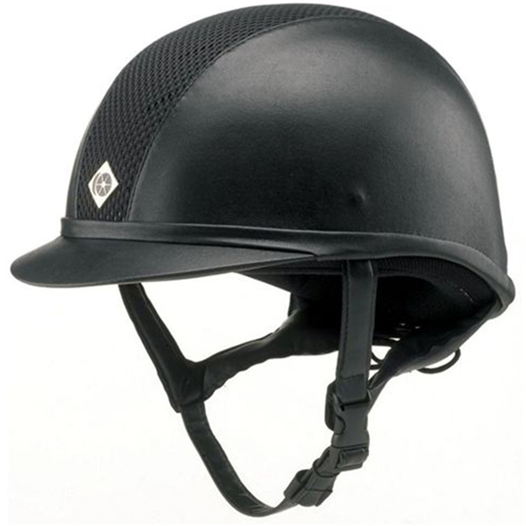 Charles Owen AYR8 Leather Look Helmet in at Schneider Saddlery