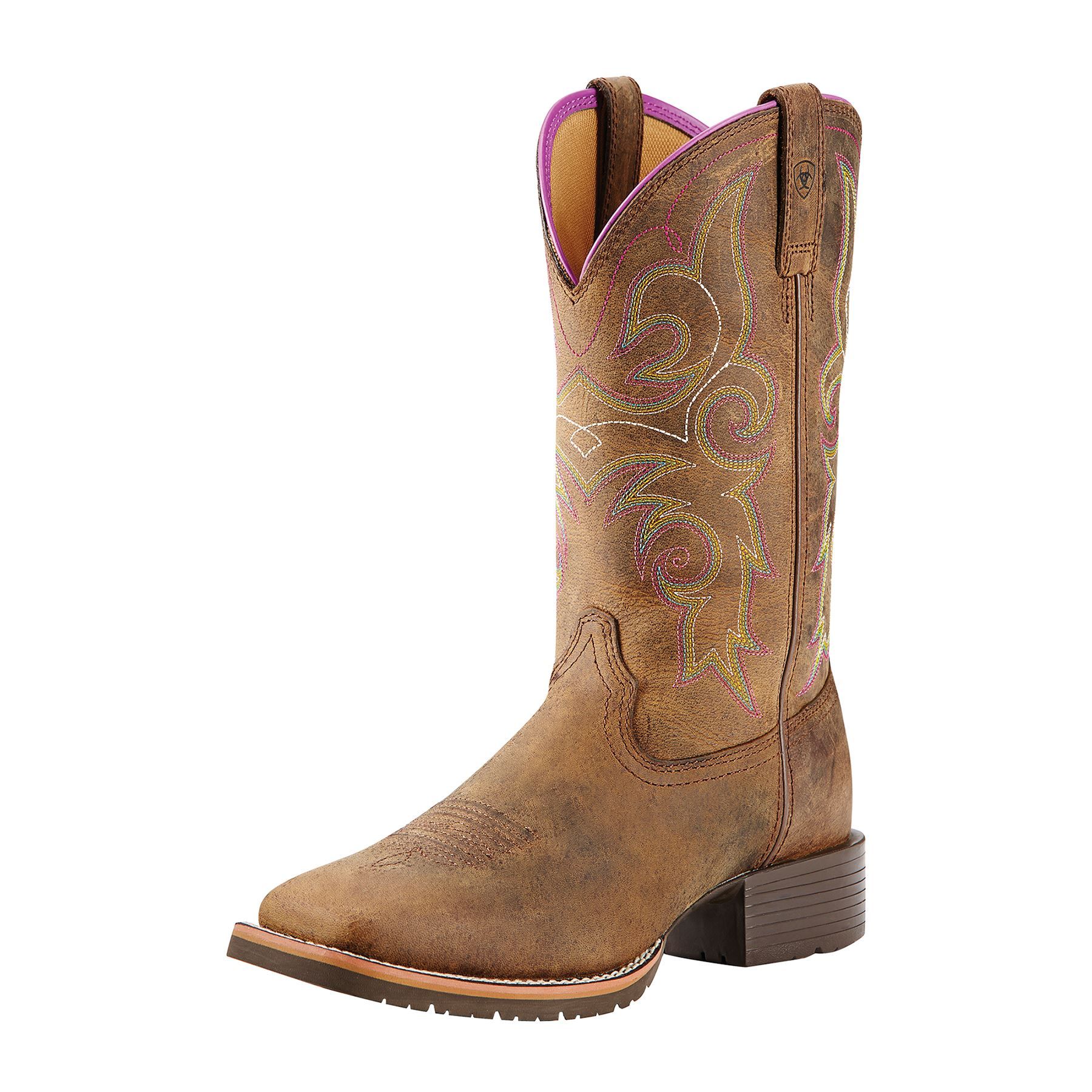 Ariat Ladies Distressed Hybrid Rancher Boots in Western Arena Boots at