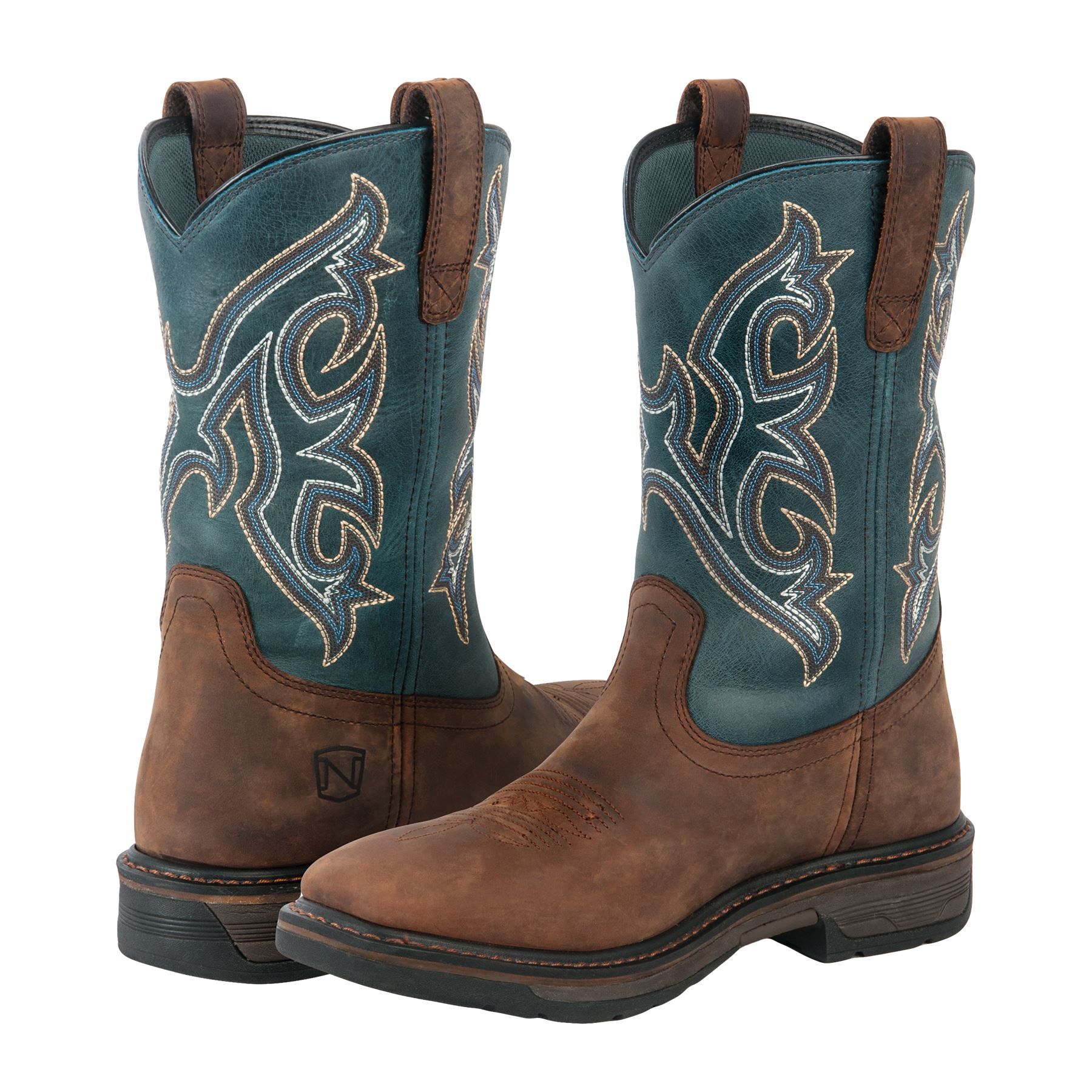 Noble Outfitters® Men's Smoke Blue Ranch Tough Boots in at Schneider