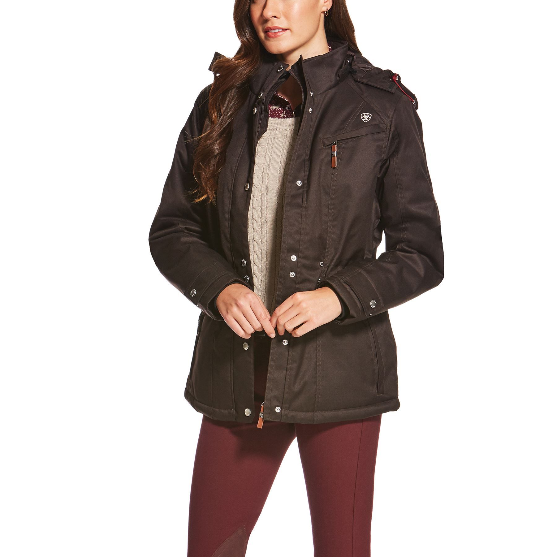 Ariat Ladies Ganache Momento H2O Jacket in at Schneider Saddlery