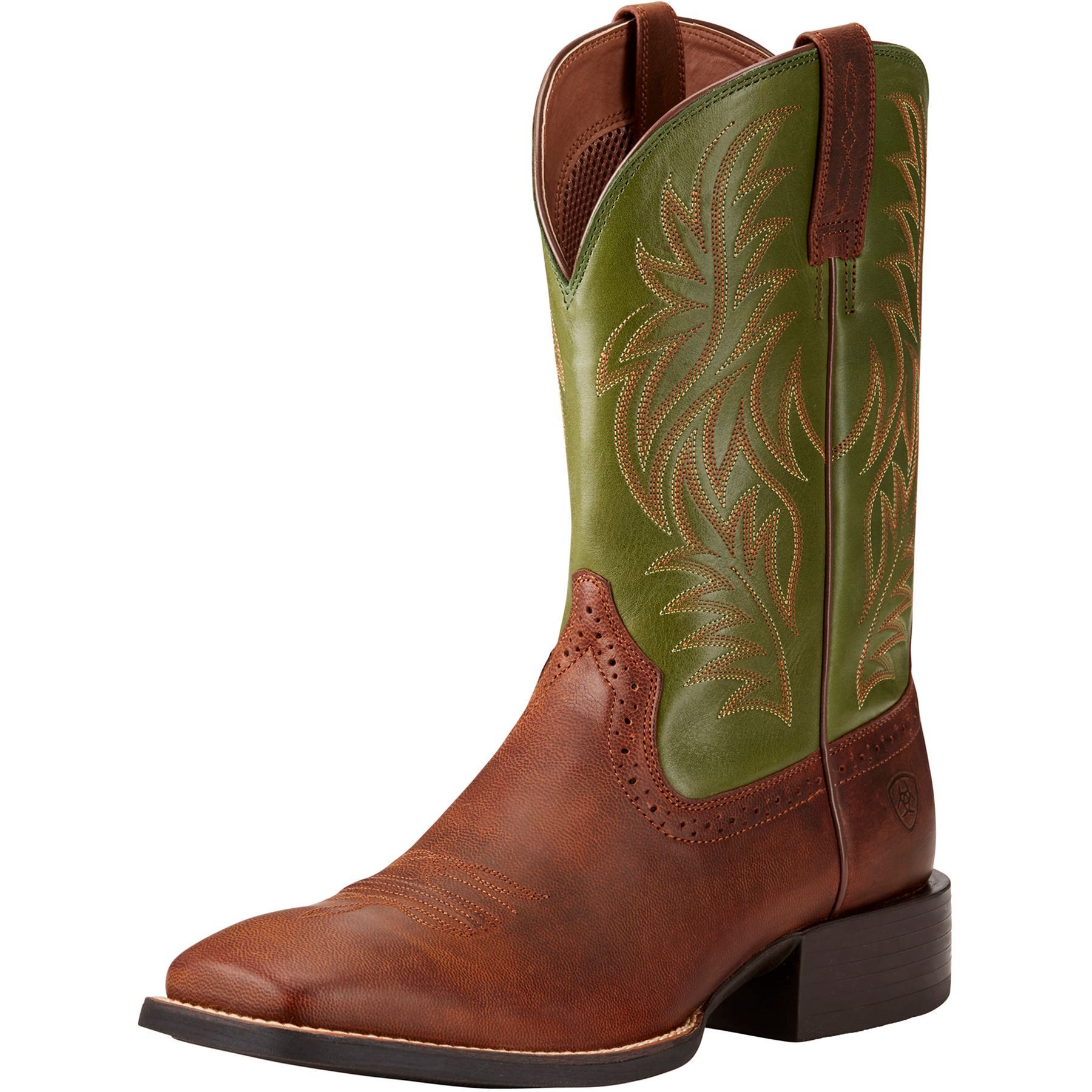 Ariat Men's Rafter Tan Sport Wide Square Toe Western Boots in Western