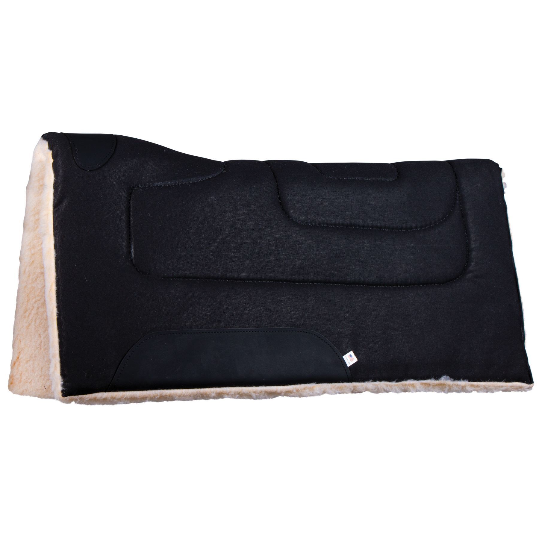 DuraTech® Contour Fleece Canvas Western Saddle Pad 33” x 33” in Saddle