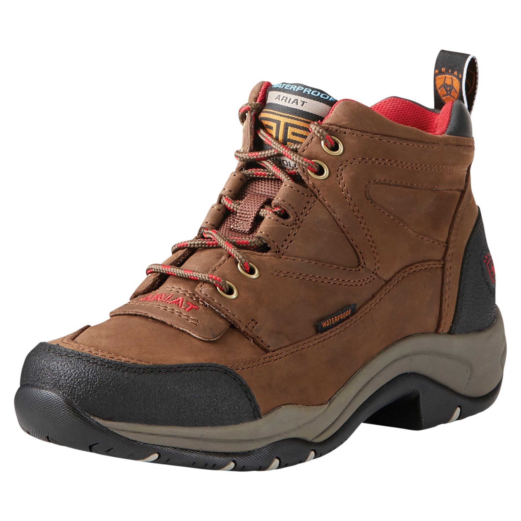 Ariat® Women’s Terrain H2O Distressed Brown Boots in Stable / Work