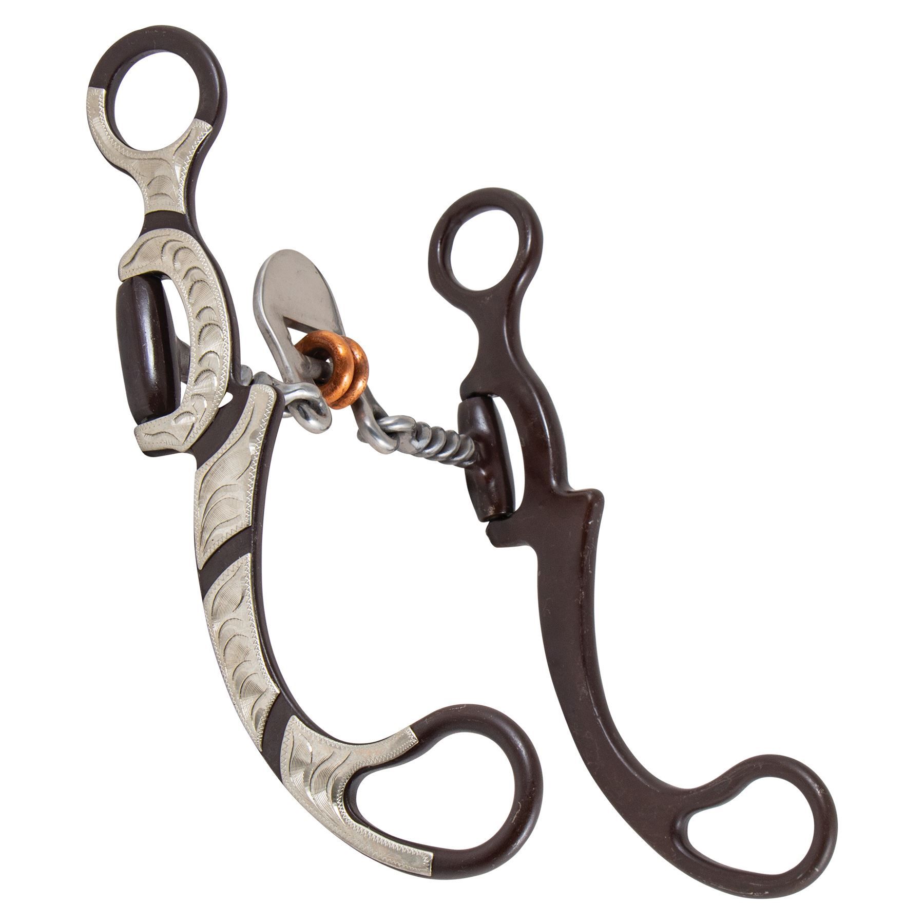 FES Twisted Wire Floating Spoon Mouth Bit in Western at Schneider Saddlery