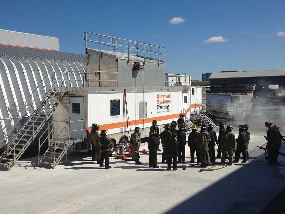 Industrial Fire Fighting Operations Survival Systems Training
