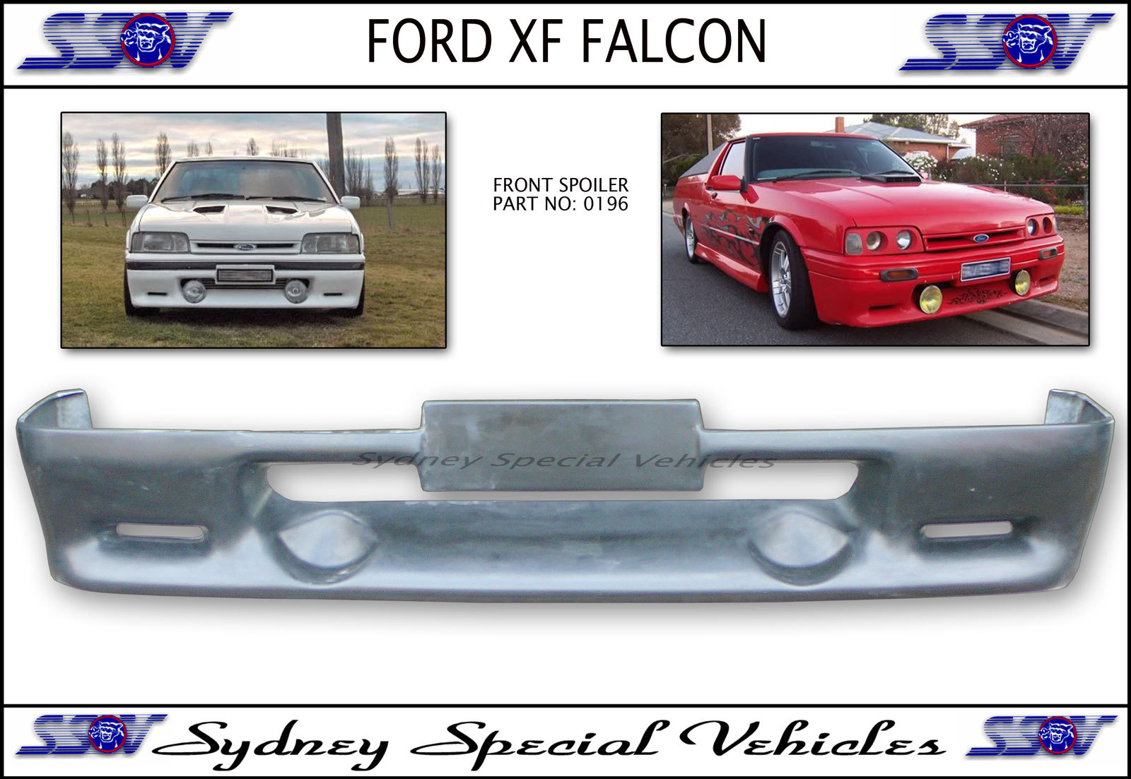 FRONT SPOILER FOR XF FALCON