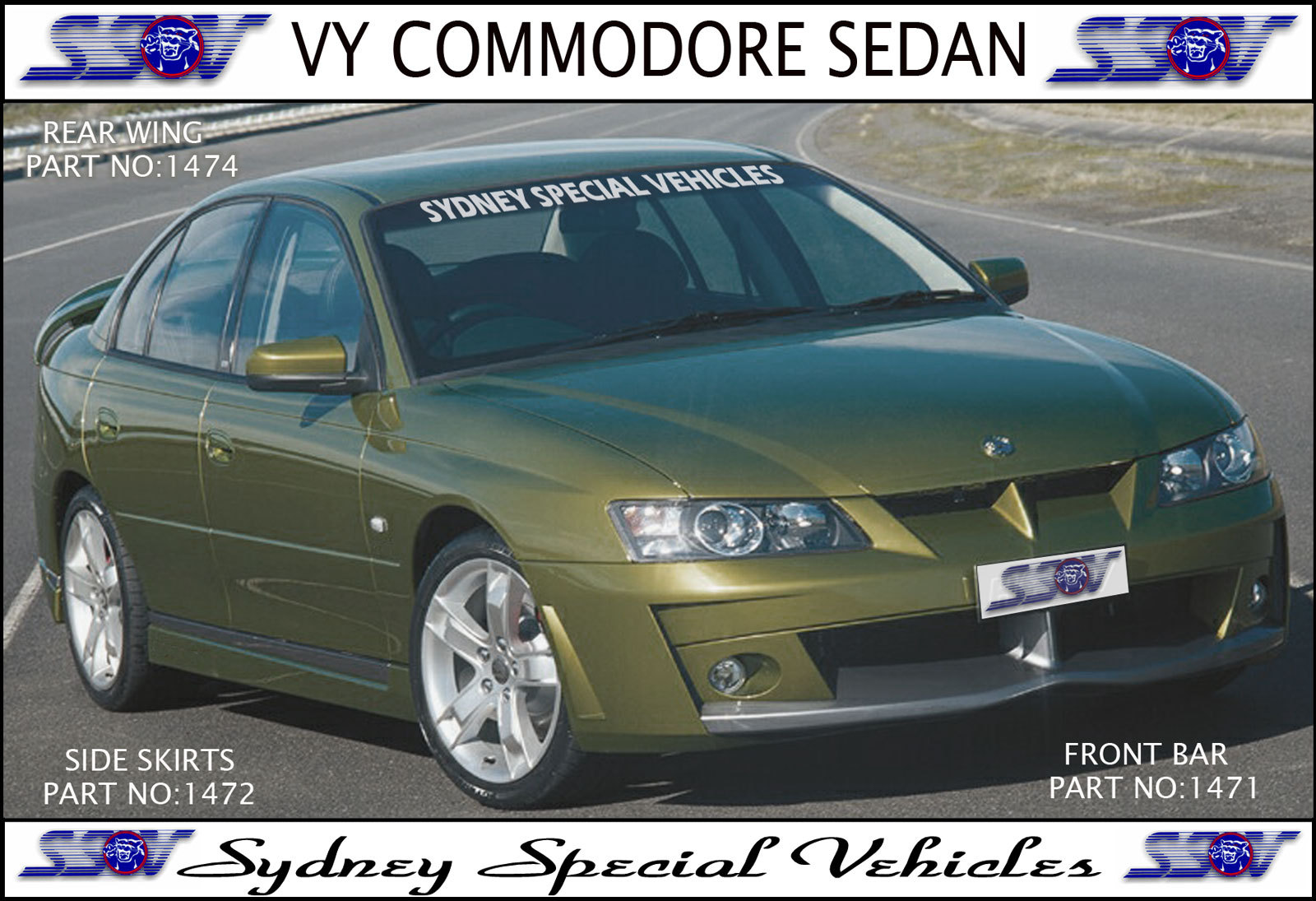 FRONT BUMPER BAR FOR VY COMMODORE VY CLUBSPORT STYLE