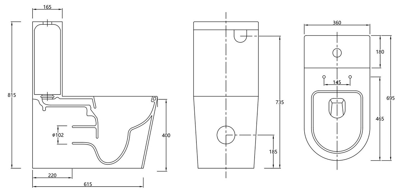 China SSWW TWOPIECE TOILET /CERAMIC TOILET CT2046 factory and