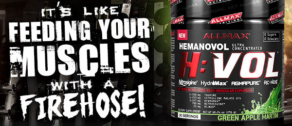 Allmax Flavor And Reformulate Hemanovol, New H:vol Carries On Transparently  Dosed Theme