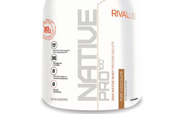 Native Pro 100 from RivalUs, a 100 native whey protein