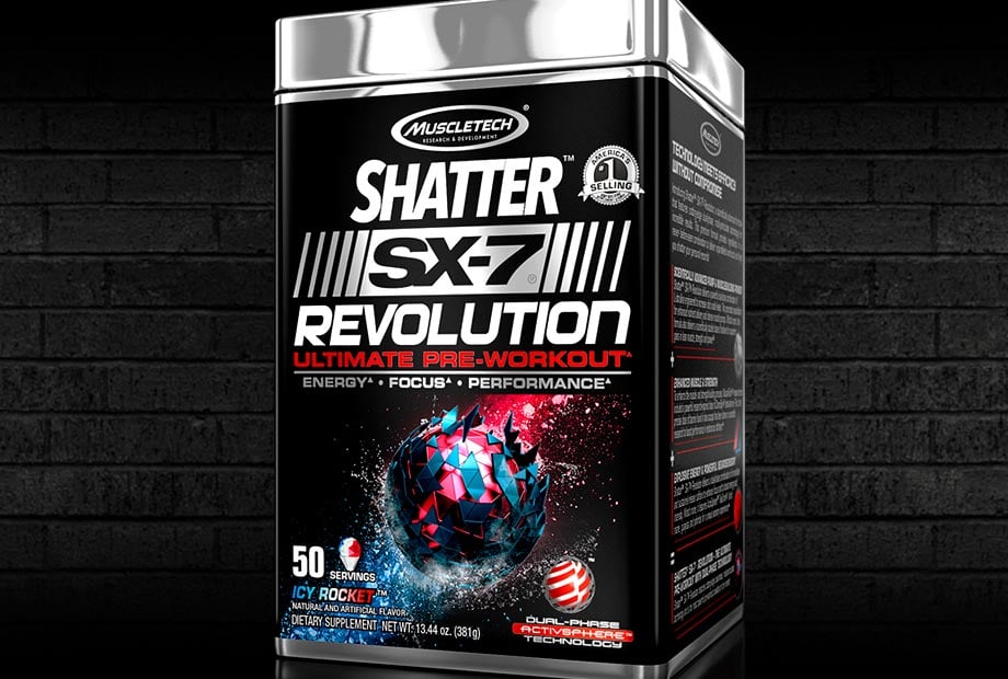 Shatter SX7 Revolution featuring dualphase ActivSphere