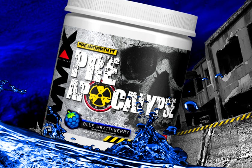 MuscleMaxx keeps it simple for its 15 preworkout Pre Apocalypse MuscleMaxx keeps it simple for its 15 preworkout Pre Apocalypse