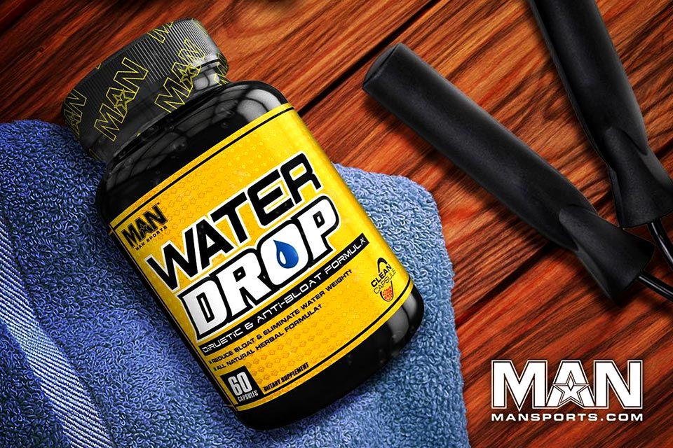 MAN Sports water loss formula Water Drop releasing soon Stack3d
