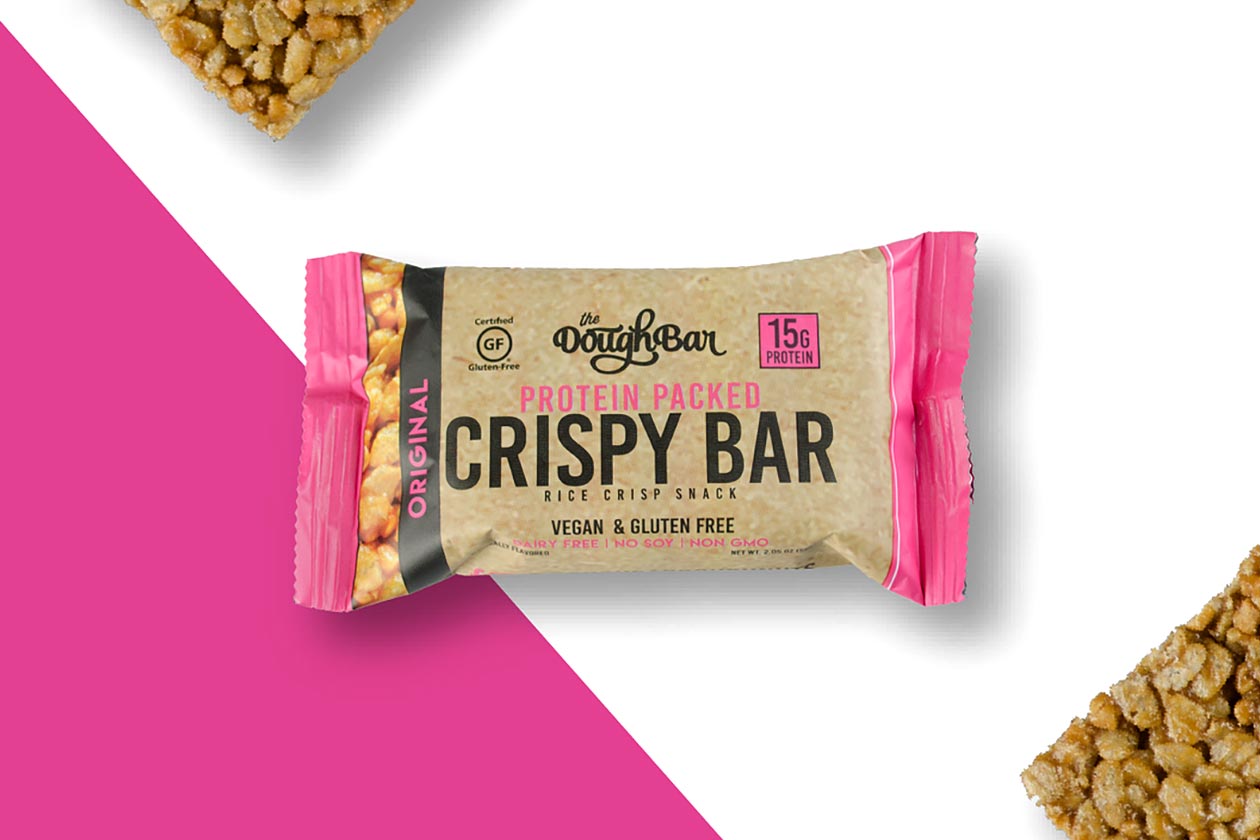Protein Packed Crispy Bar from the protein doughnut brand the Dough Bar