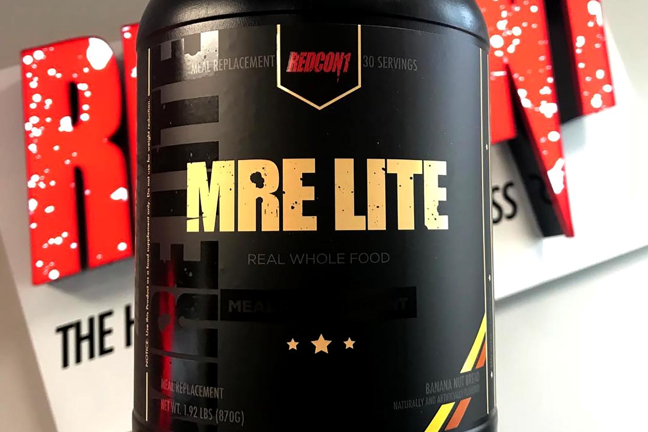 Redcon1's truly unique MRE Lite protein powder launches today Stack3d